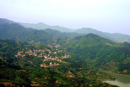 金华尖峰山大岭村