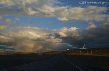 天空云彩 晚霞