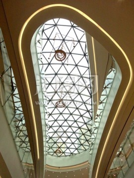 大厦玻璃穹顶