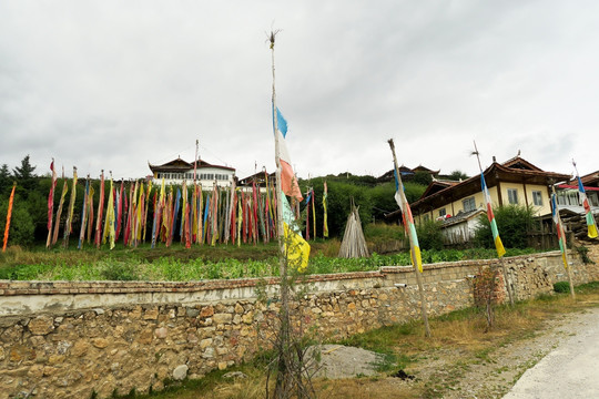 藏区风貌 藏寨