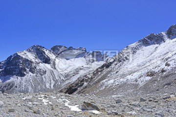 现代山地冰川 达古冰川TIF图