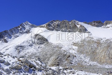 现代山地冰川 达古冰川TIF图