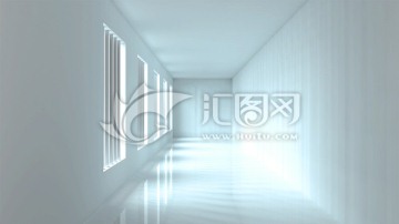 白色展廳走廊