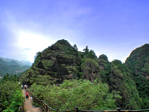 金华九峰山 达摩峰 游步道