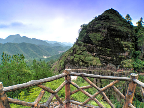 金华九峰山 九峰栈道 栏杆