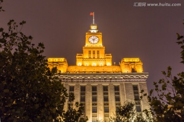 上海海关大楼夜景
