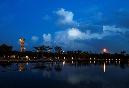 深圳湾夜景