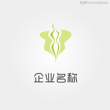 蝴蝶美女logo标志