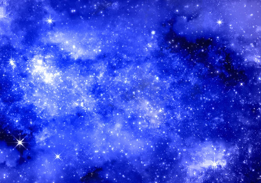 藍(lán)色星空背景