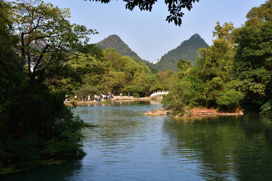 花溪公园 山水风景