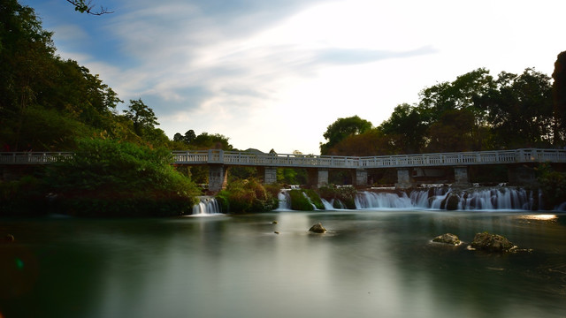 花溪公园 山水风景