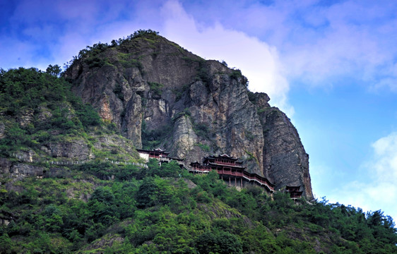 建德大慈岩 悬空寺全景