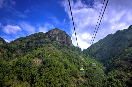 建德大慈岩 高山索道