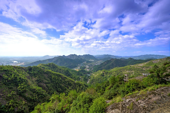 建德大慈岩 景区全景