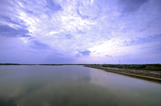 兰溪兰湖 高潮水库全景