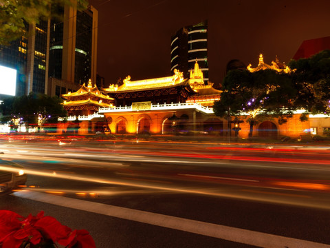 静安寺夜景