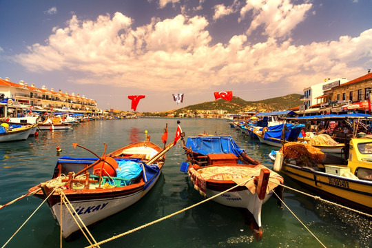 土耳其渔港