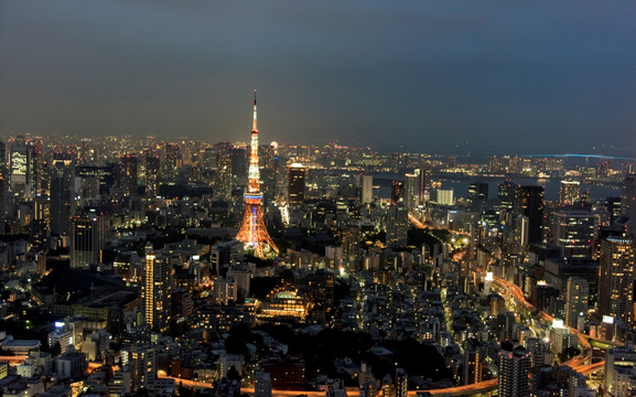 城市夜景 东京