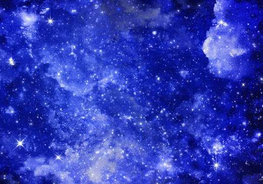 藍色星空背景
