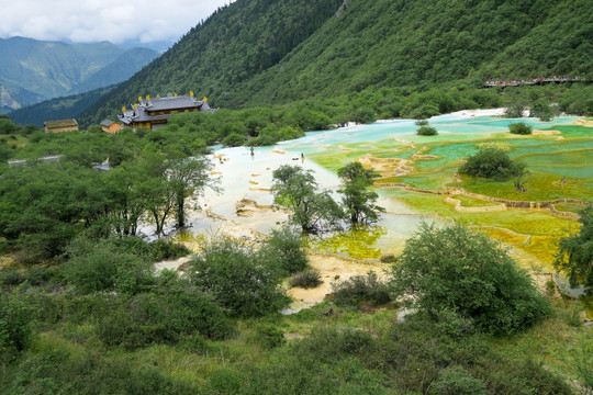 黄龙风景 黄龙旅游