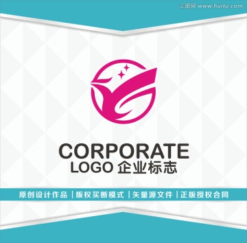 時尚Y字母logo設(shè)計