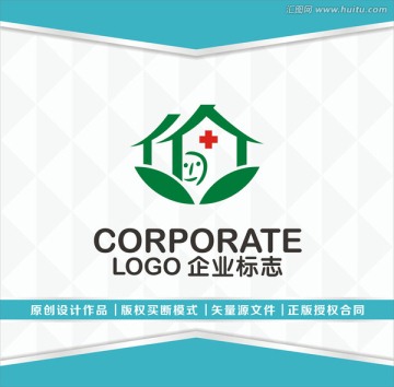 社區(qū) 物業(yè) 醫(yī)療LOGO