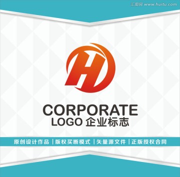 HD字母logo设计