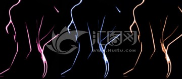 現(xiàn)代人體藝術(shù)組合裝飾畫