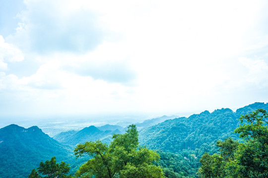 山景蓝天