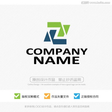 Z字母 XZ字母 LOGO設計