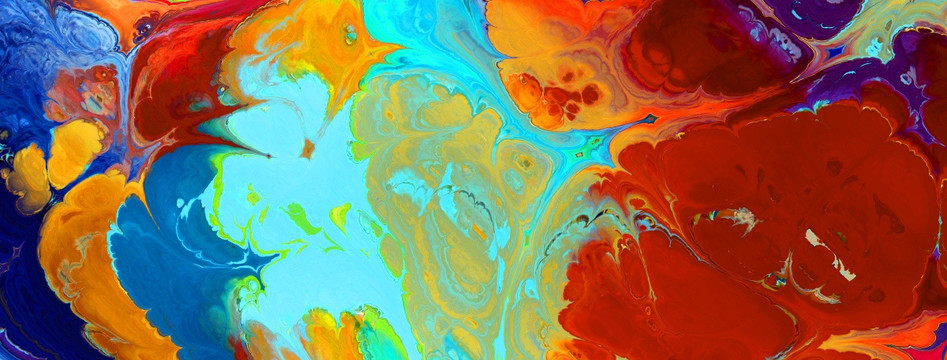 抽象油画