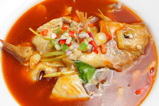 泰式水煮鱼 东南亚菜 泰国菜