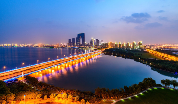 金鸡湖夜景