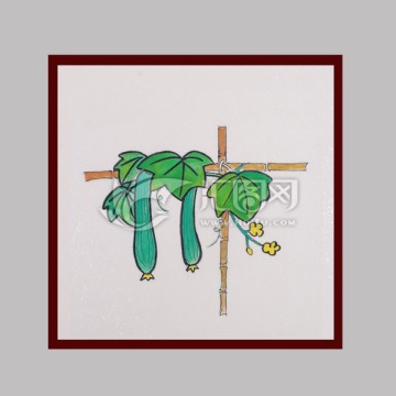 簡筆畫絲瓜