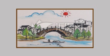 簡筆畫鄉(xiāng)村風(fēng)景