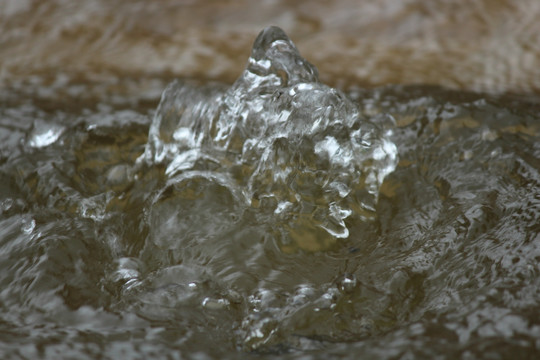 喷泉水花 水 水珠 喷水 晶莹