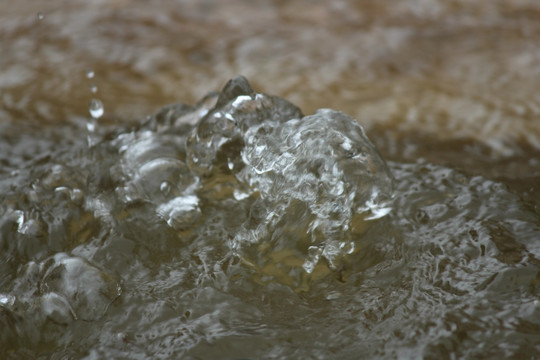 喷泉水花 水 水珠 喷水 晶莹