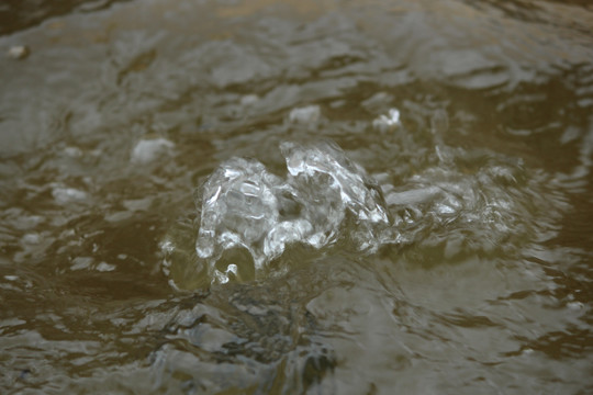 喷泉水花 水 水珠 喷水 晶莹