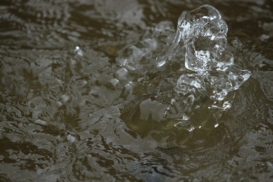 喷泉水花 水 水珠 喷水 晶莹