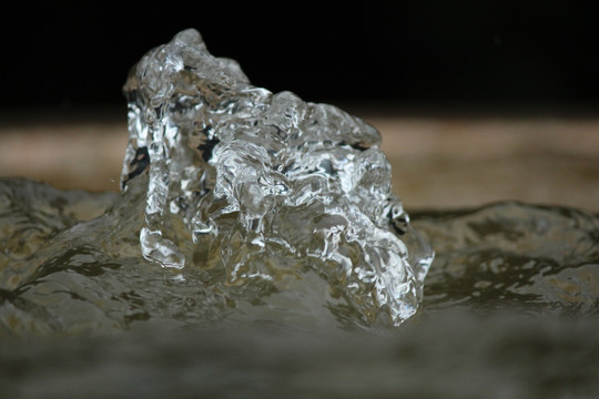 喷泉水花 水 水珠 喷水 晶莹