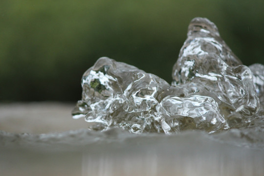 喷泉水花 水 水珠 喷水 晶莹