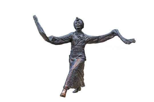 藏族舞蹈雕塑