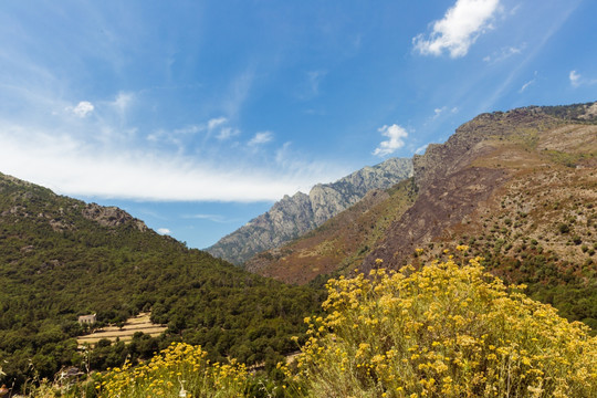 法國(guó)科西嘉島科爾特風(fēng)光