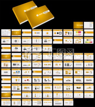 企業(yè)VIS 金融VI 金色VI