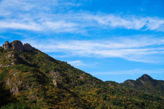 秋天的山峦