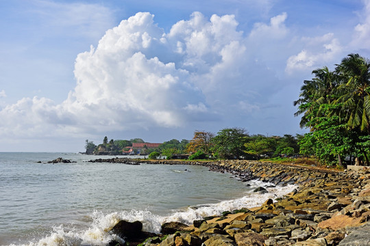 海堤 海岸线