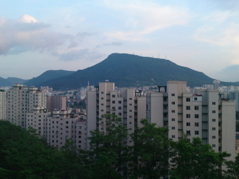 本溪平顶山 城市风光