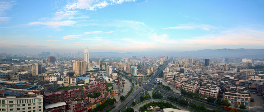 揭阳市榕城区风景全景图