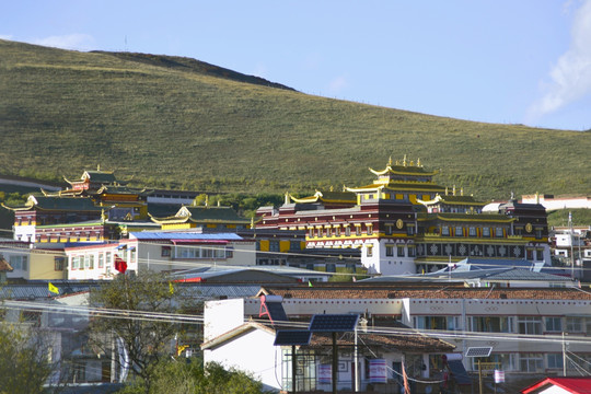 若尔盖县城 达扎寺