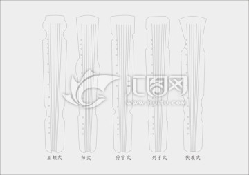古琴线描